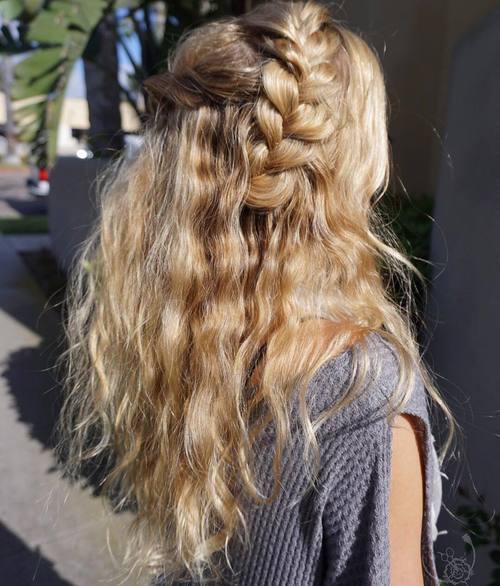 curly boho