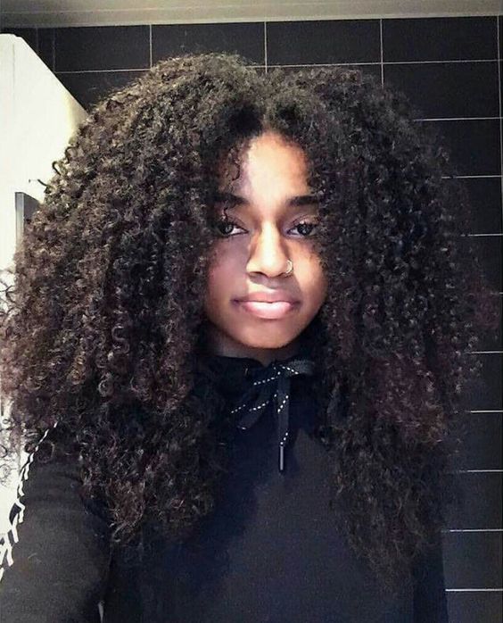 curly hair